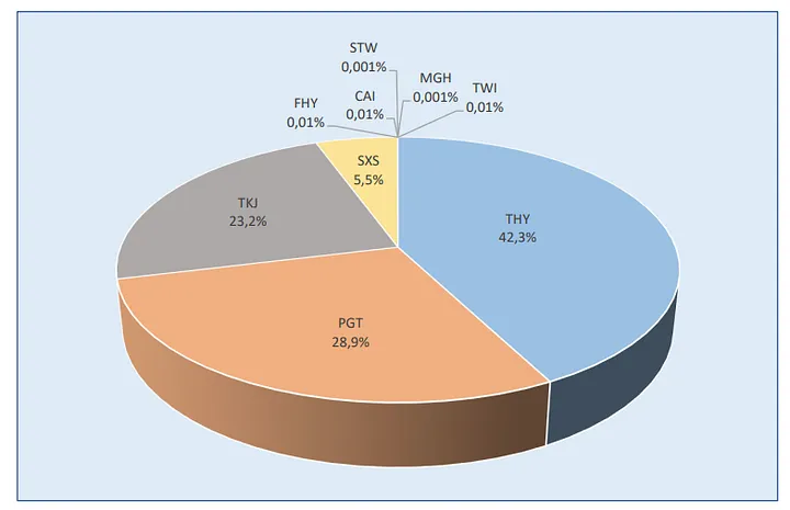 Airline market share