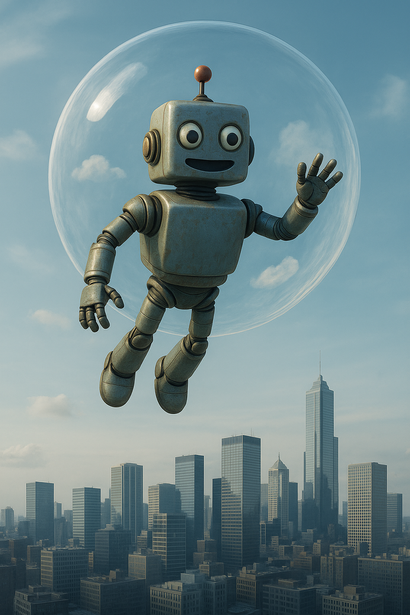 Chart illustrating the relationship between learning and productivity growth