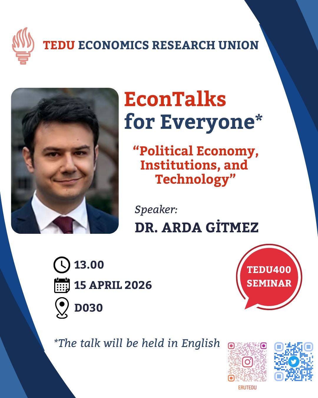 FieldTalks event poster featuring Arda Gitmez